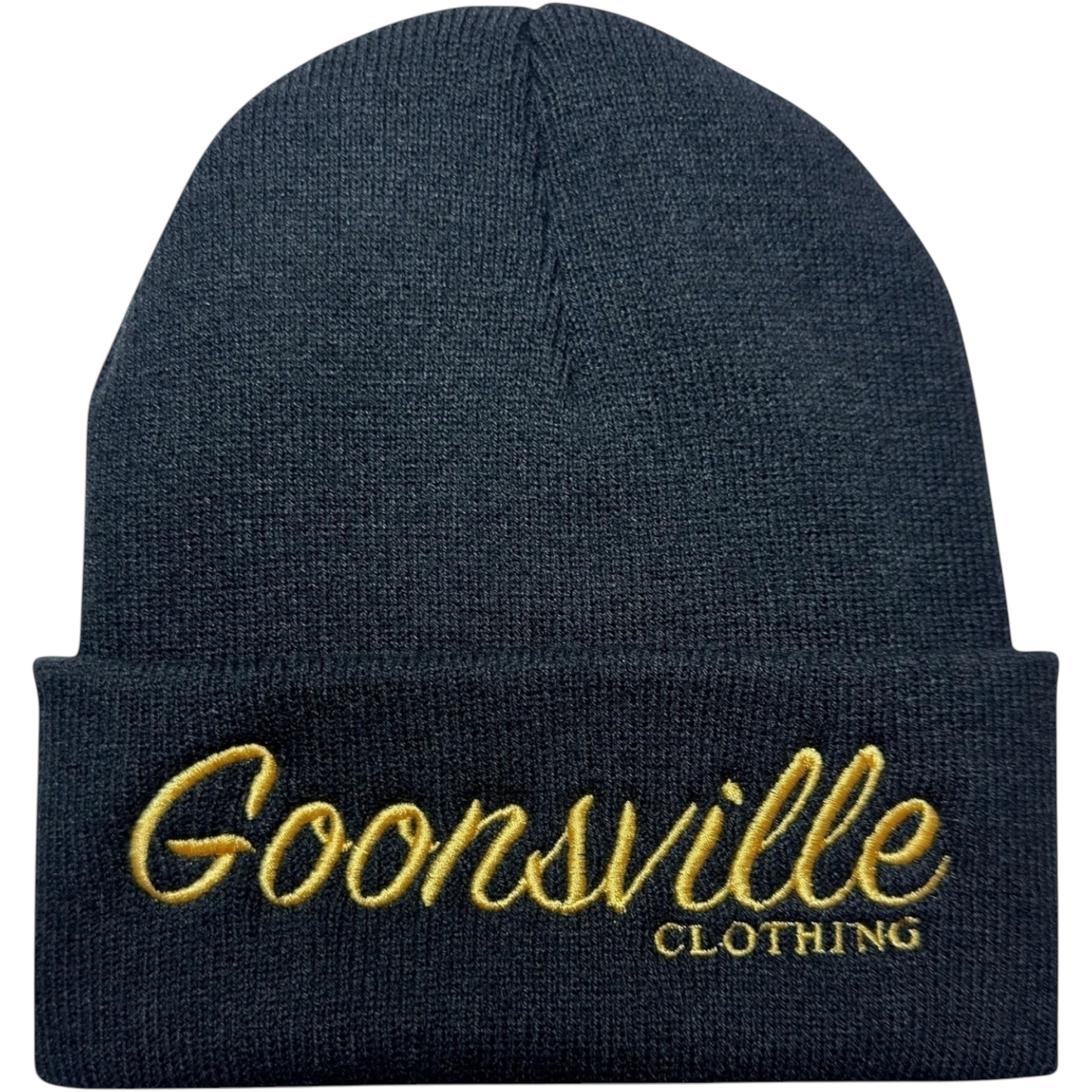 Goonsville Black and Gold Beanie (Same Mesh)