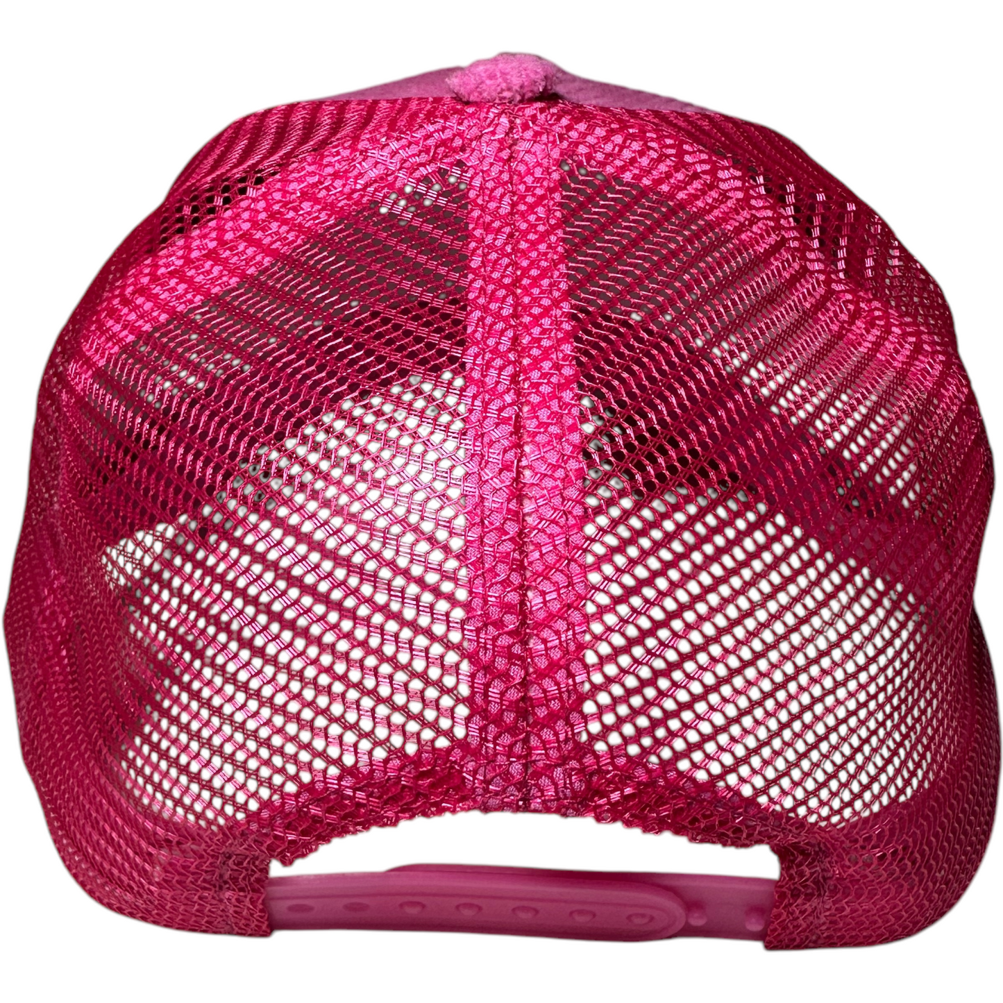 Pink and Gold Corduroy Hat