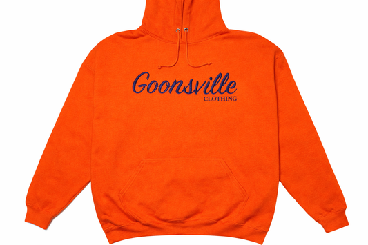 Mile High Orange and Navy Hoodie