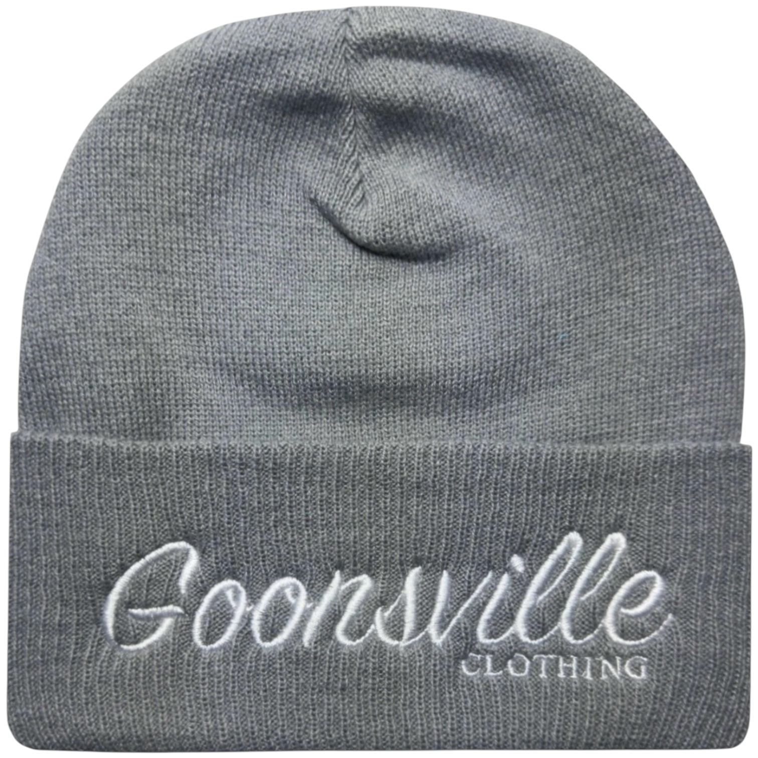 Grey and White Beanie (2 Panel Mesh) – Goonsville Products