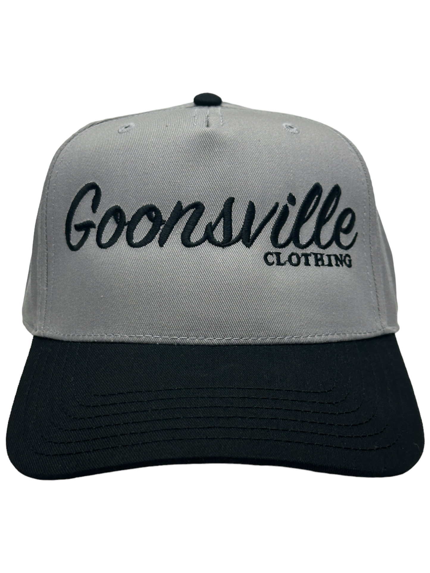 Goonsville Grey and Black Hat